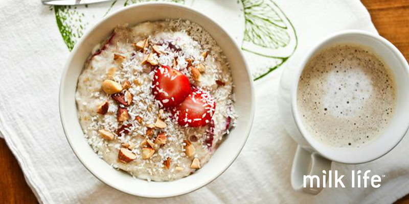 Strawberries ‘n Cream Oatmeal