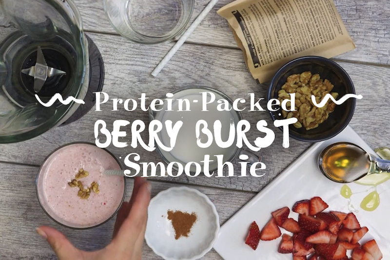 Protein-Packed Berry Burst Smoothie