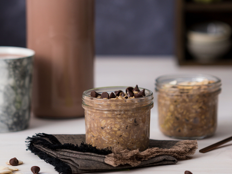 Chocolate Milk Overnight Oats