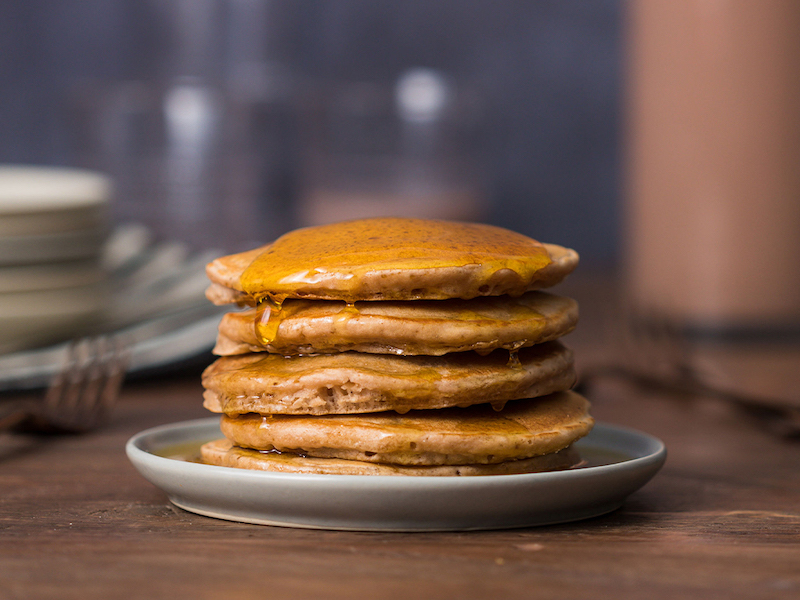 Chocolate Pumpkin Pancakes