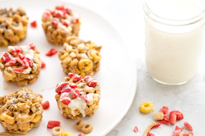 No-Bake Peanut Butter Cereal Cups