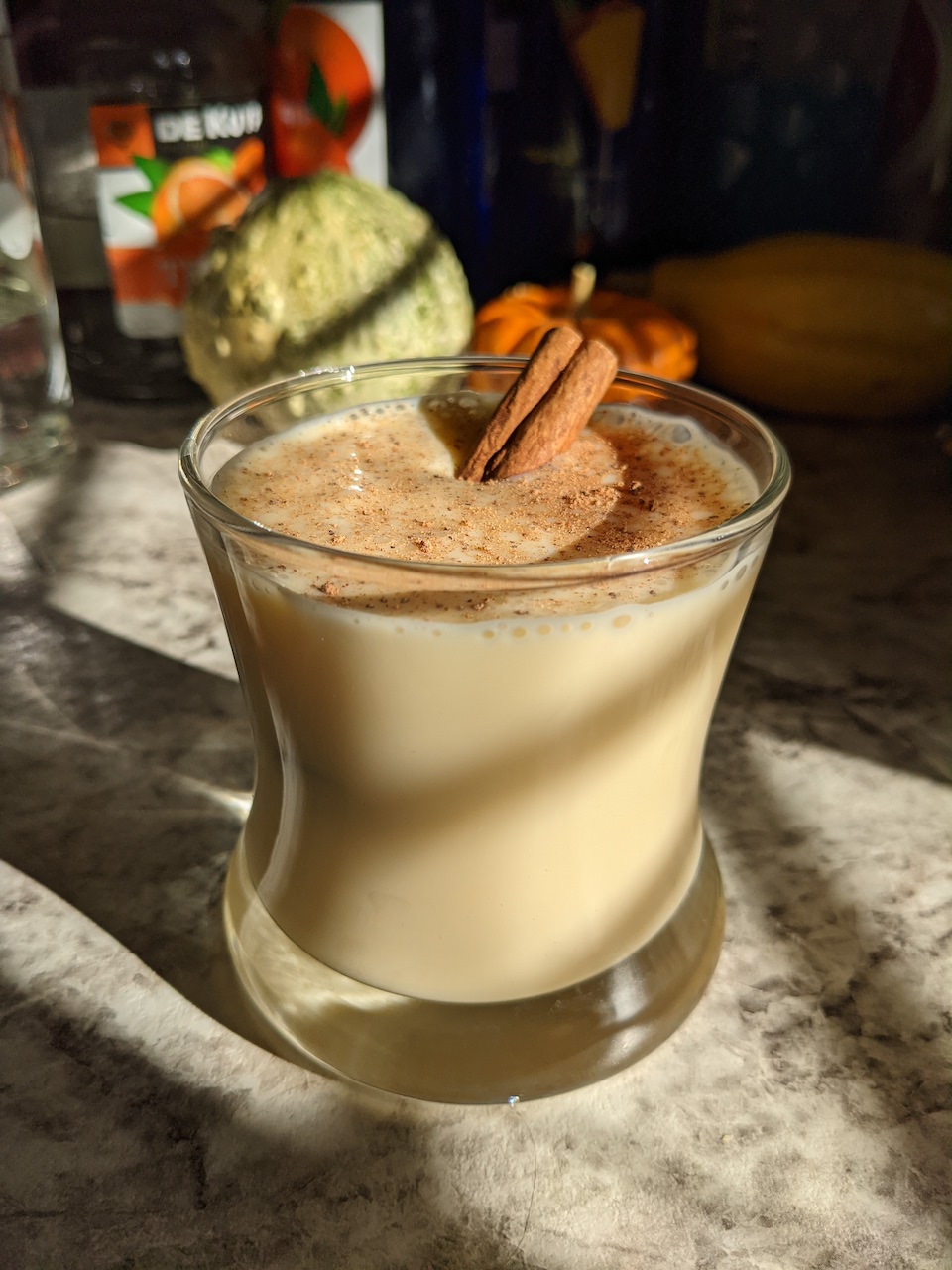 Homemade Eggnog Cocktail