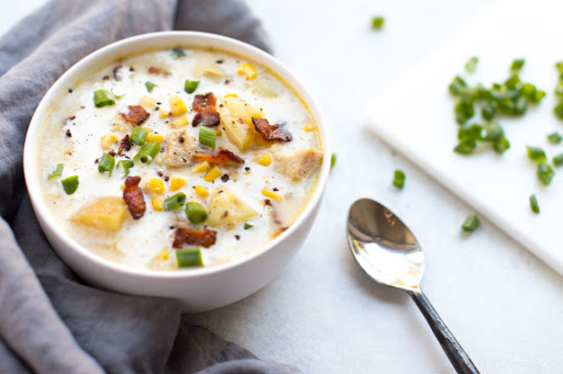 Pressure Cooker Chicken Corn Chowder Recipe